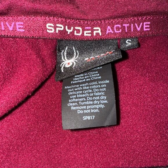 Spyder Magenta 3/4 Pullover Sweatshirt - Picture 5 of 5